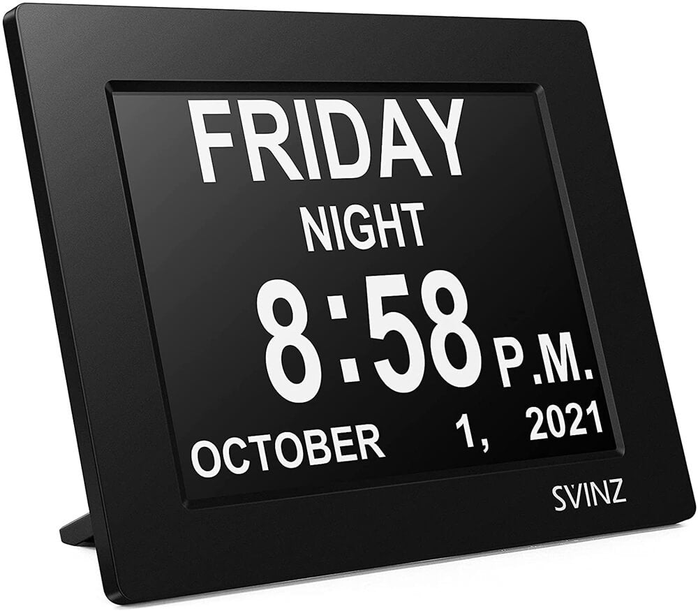SVINZ 5 Alarms Dementia Day Clock